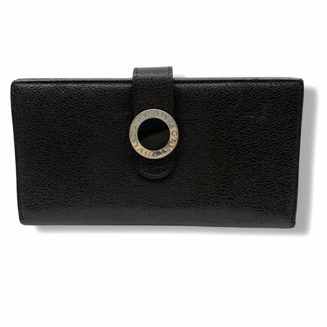 BVLGARI ブルガリ 長財布 ビーゼロワン サークルロゴ　ブラック