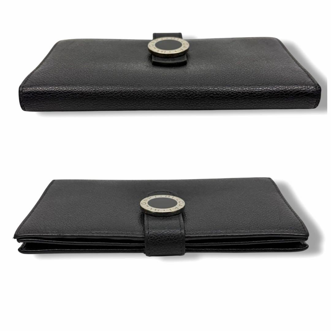 BVLGARI ブルガリ 長財布 ビーゼロワン サークルロゴ　ブラック