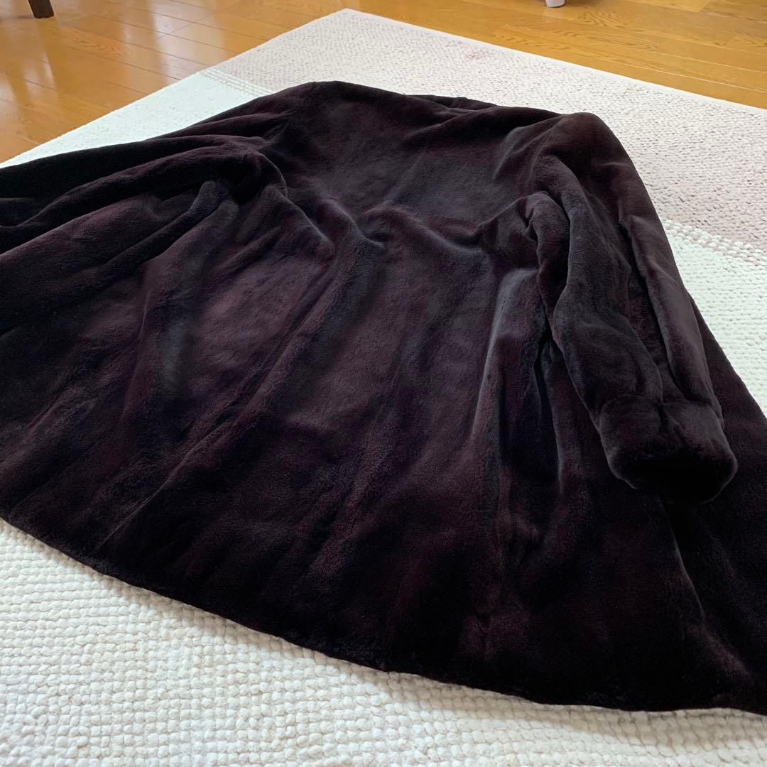 高級　シェアードミンクコート　7部丈
