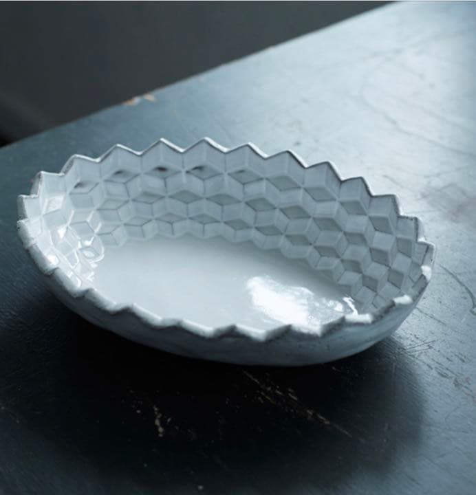 Astier de Villatte Cube アスティエ　オーバルサラダボウル