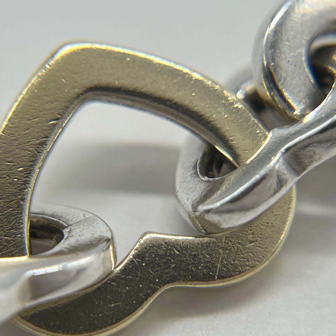 ティファニー TIFFANY オープン ハートリンク ブレスレット コンビ 希少