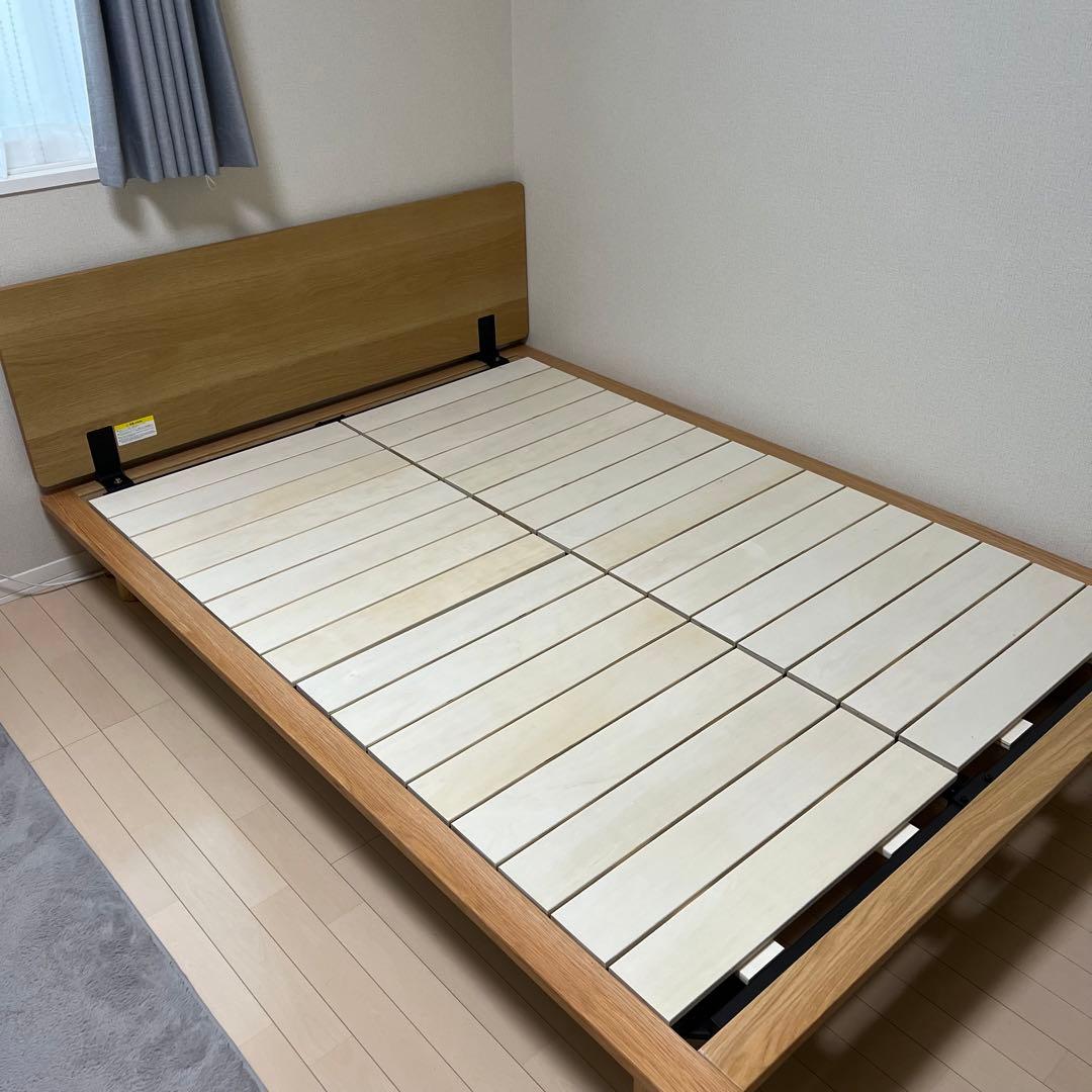 ベッドフレーム　ダブル　無印良品