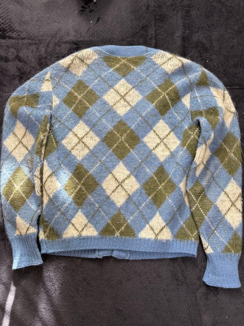 60s Puritan モヘアカーディガン アーガイル柄 ヴィンテージ