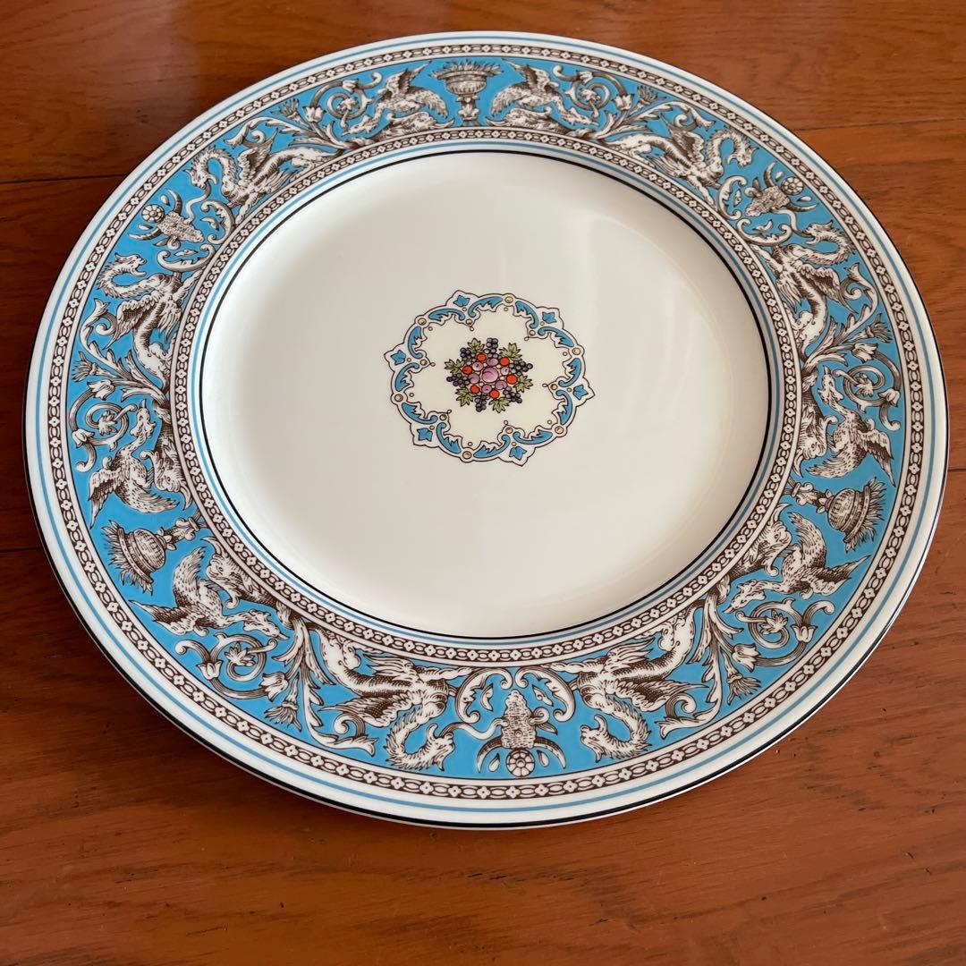 ウェッジウッド　フロレンティーン　ターコイズ　ディナープレート　5枚セット