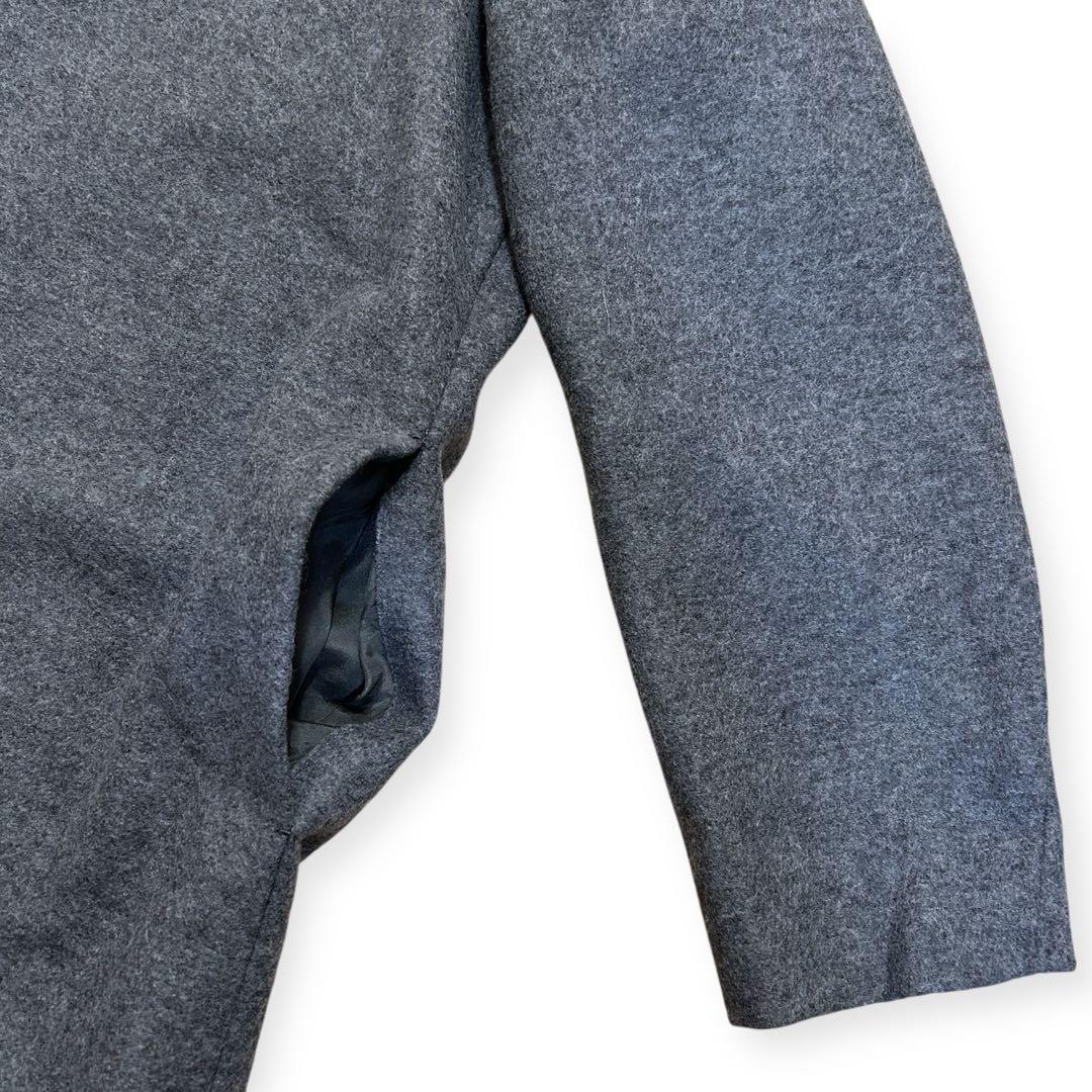 希少✨BLAMINK バッグジップ ウールプルオーバー グレー 36