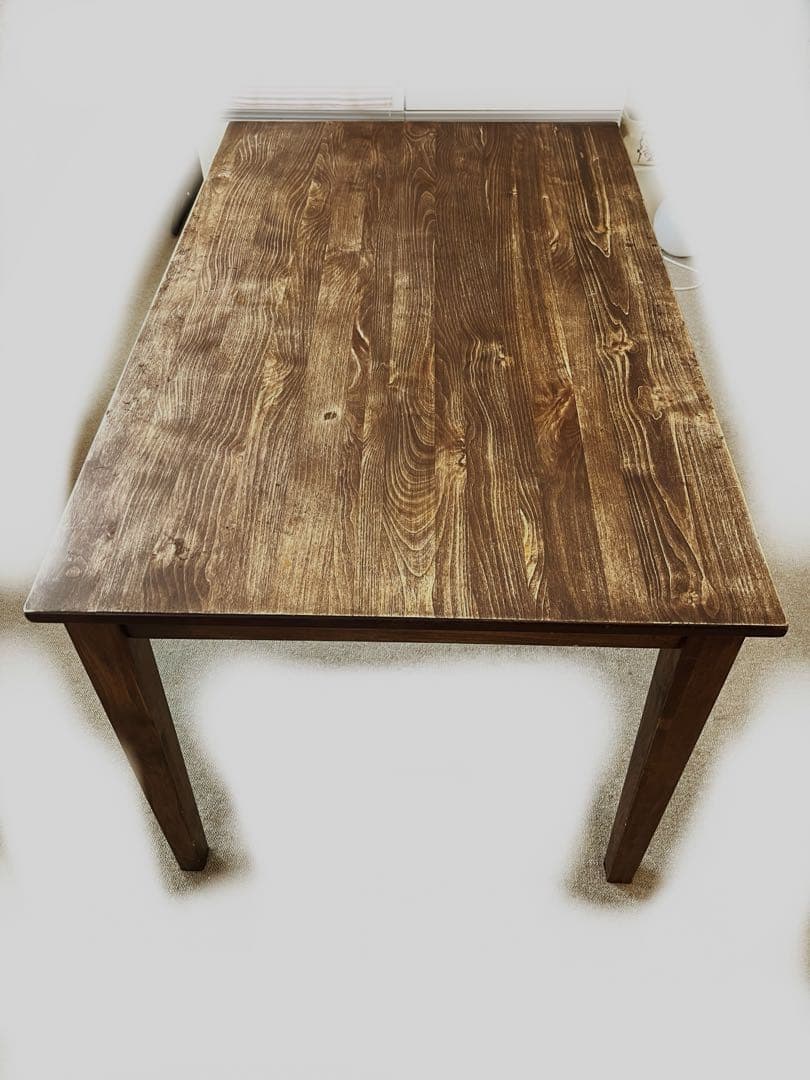 アクタス購入ウォールナットダイニングテーブル１２０センチ引き出し付き