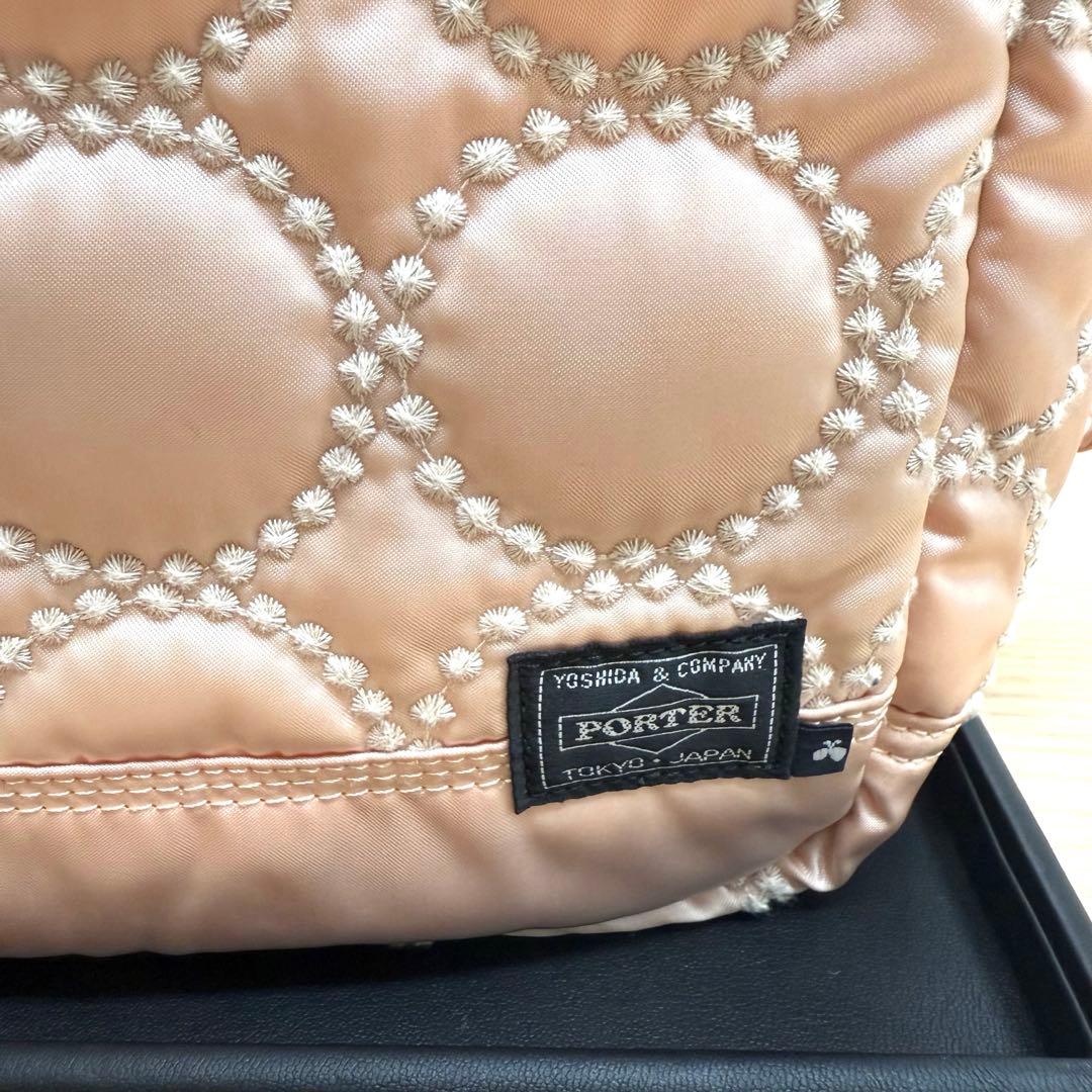 【最終値下げ】PORTER xミナペルホネン 2WAY TOTEBAGピンク