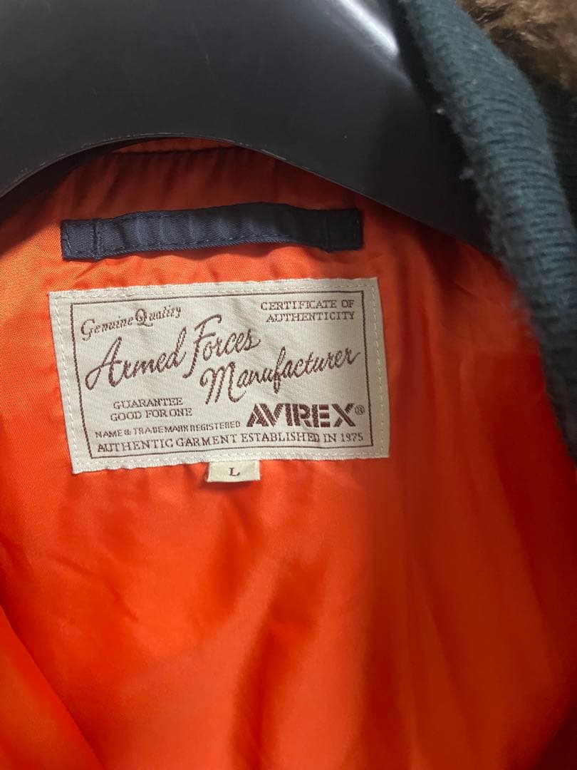 最値下げ　 AVIREX ネイビー MA-1ジャケット