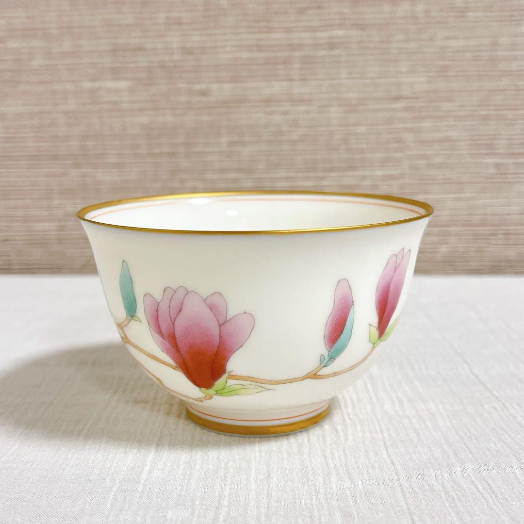 3種✨15点セット【未使用】香蘭社 ピンク 湯呑み プレート 銘々皿 金彩