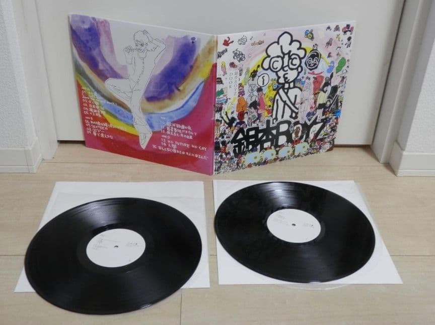銀杏BOYZ DOOR アナログ レコード 帯付き 2枚組 美品 LP