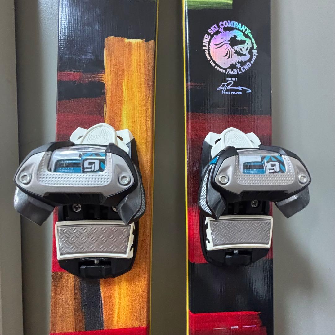 LINE BLENDツインチップファット フリースタイル カービングスキー板