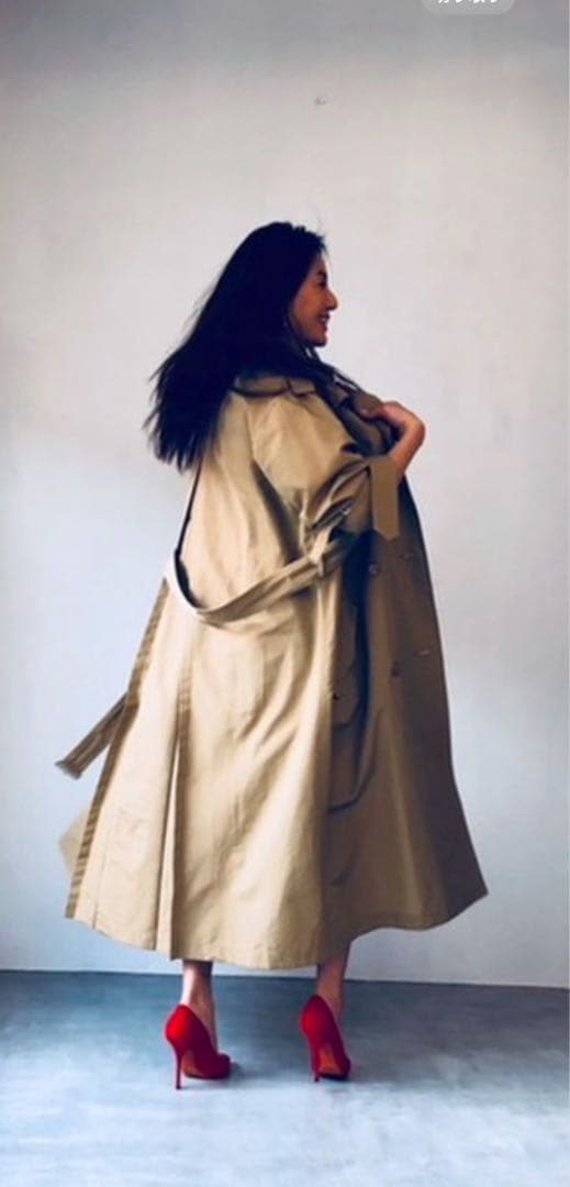 井川遥 【Herato/ヘルト】 トレンチコート Ⅱ ベージュ 美品