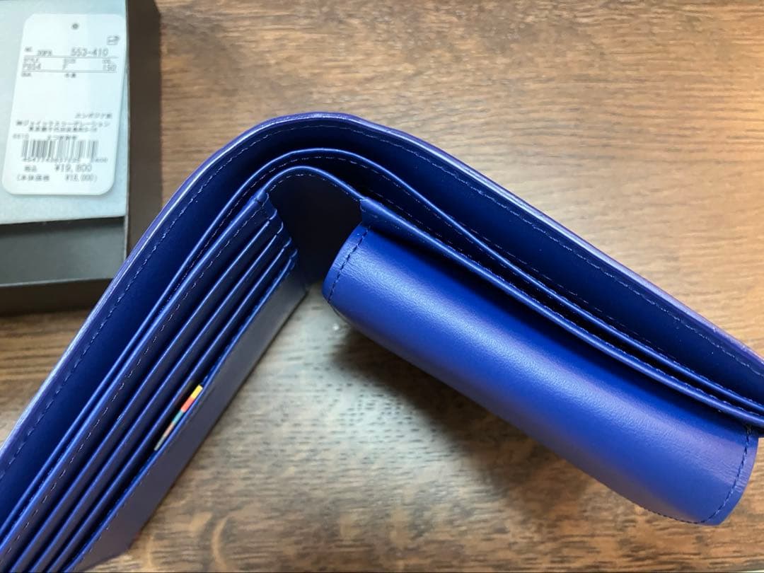 ポールスミス　折り財布　ハイライトステッチ