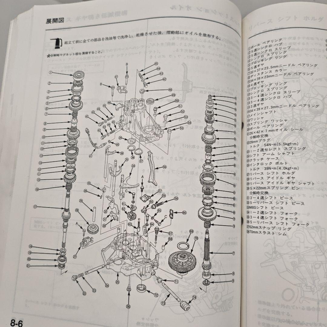 ホンダ インテグラ サービスマニュアル 95-9 追補版