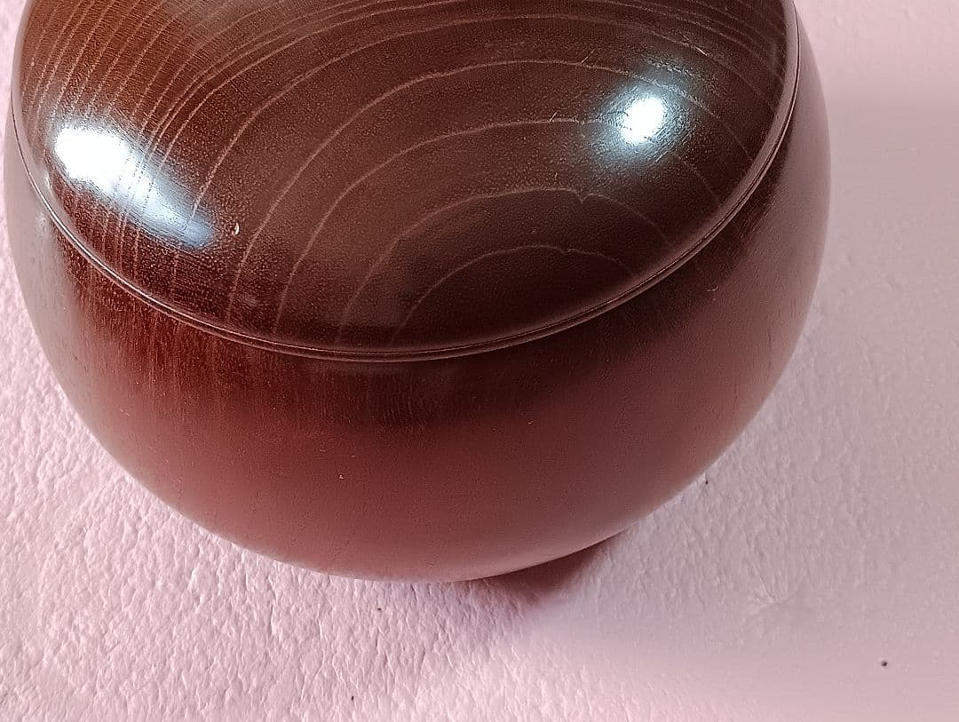 値下げ ! 囲碁石セット （蛤& 那智黒）島碁笥？入り