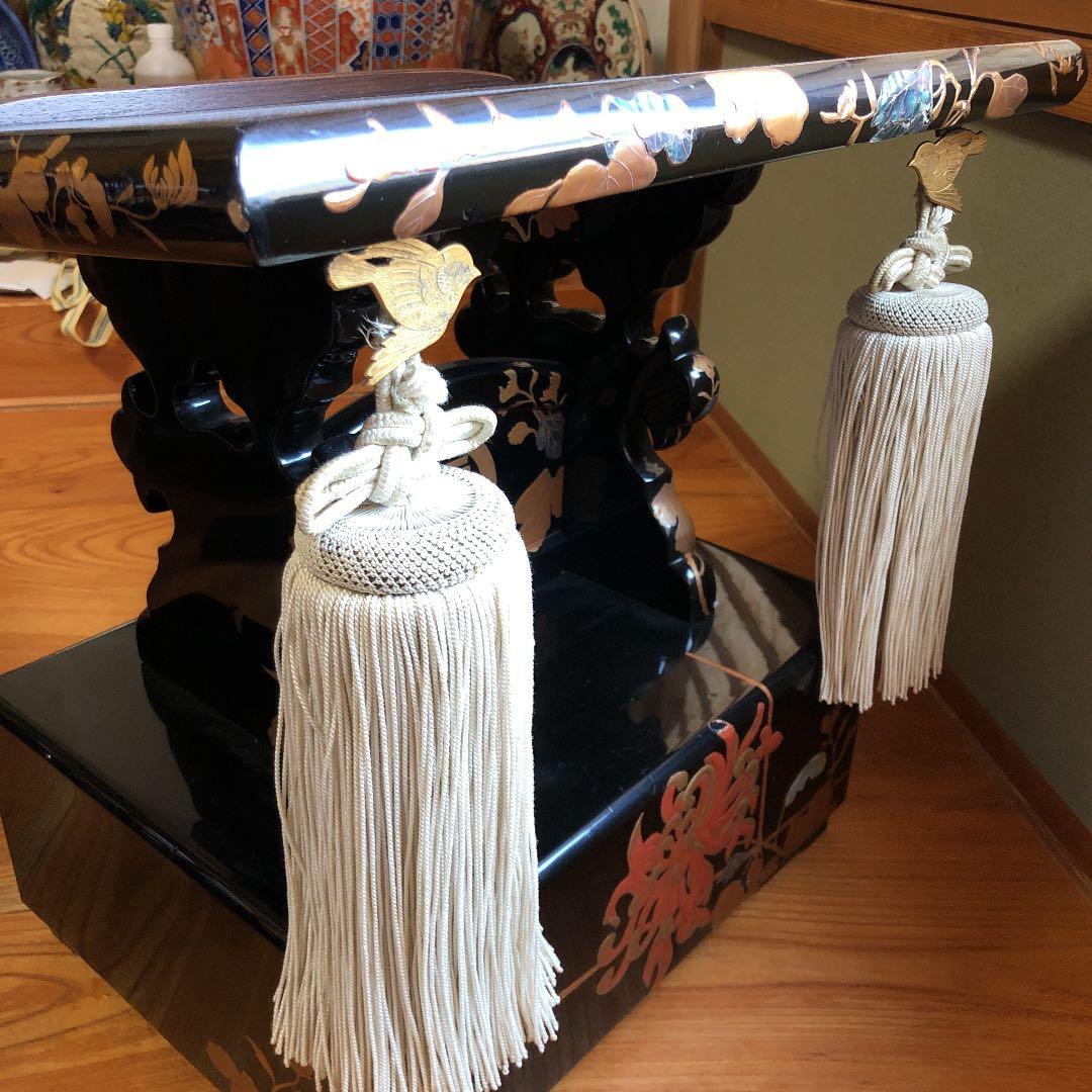 お殿様　武家屋敷　机　漆