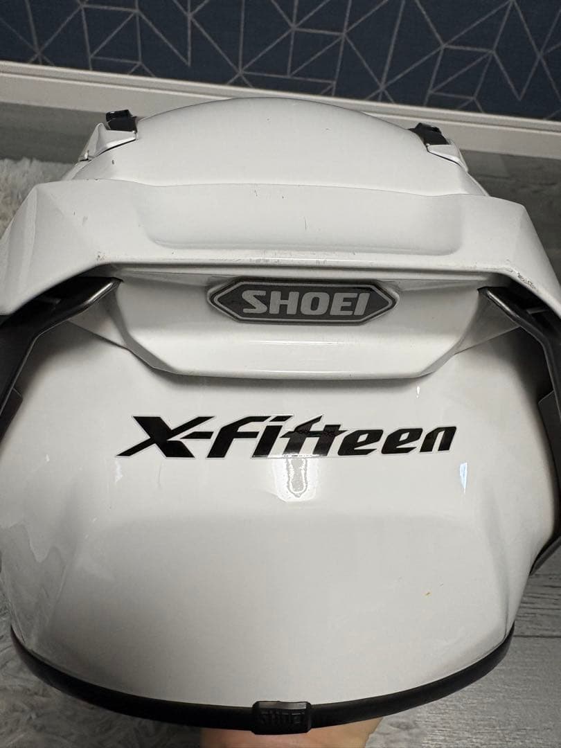SHOEI x-15 フルフェイスヘルメット ホワイト　ブルーシールド付き