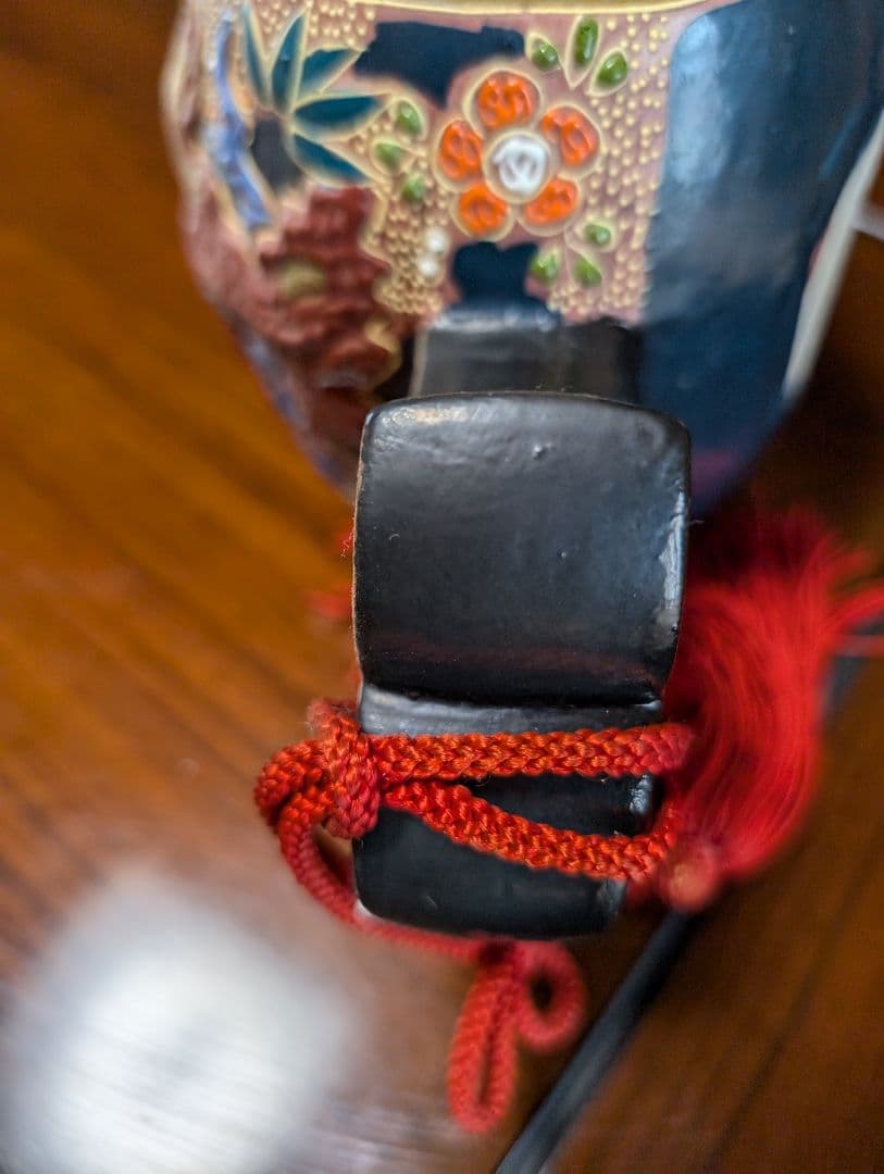 うちでの小槌　置物　九谷焼　小槌　古道具　古美術