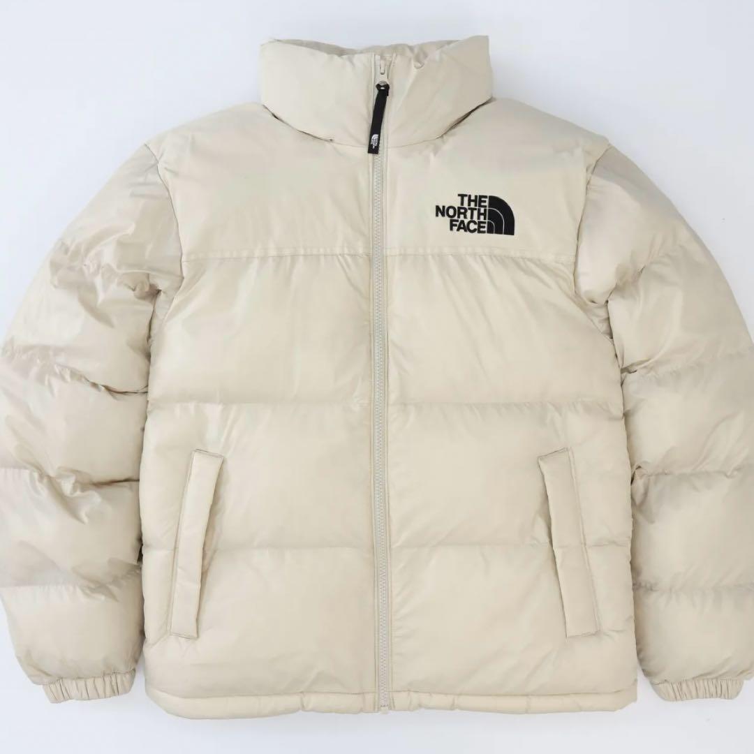 [ノースフェイス] ヌプシ　ダウンジャケット　ホワイト系S