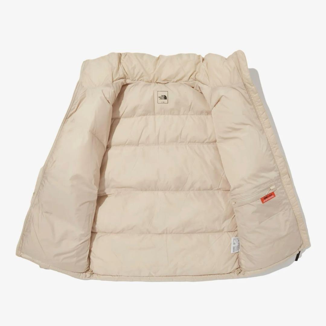 [ノースフェイス] ヌプシ　ダウンジャケット　ホワイト系S