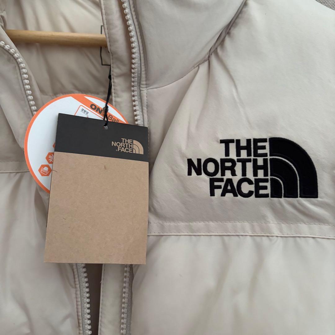 [ノースフェイス] ヌプシ　ダウンジャケット　ホワイト系S