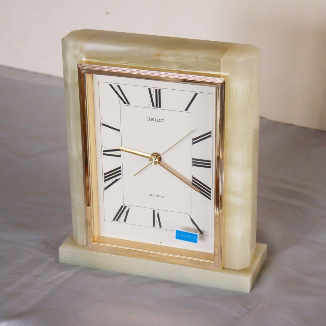 SEIKO 大理石の置時計