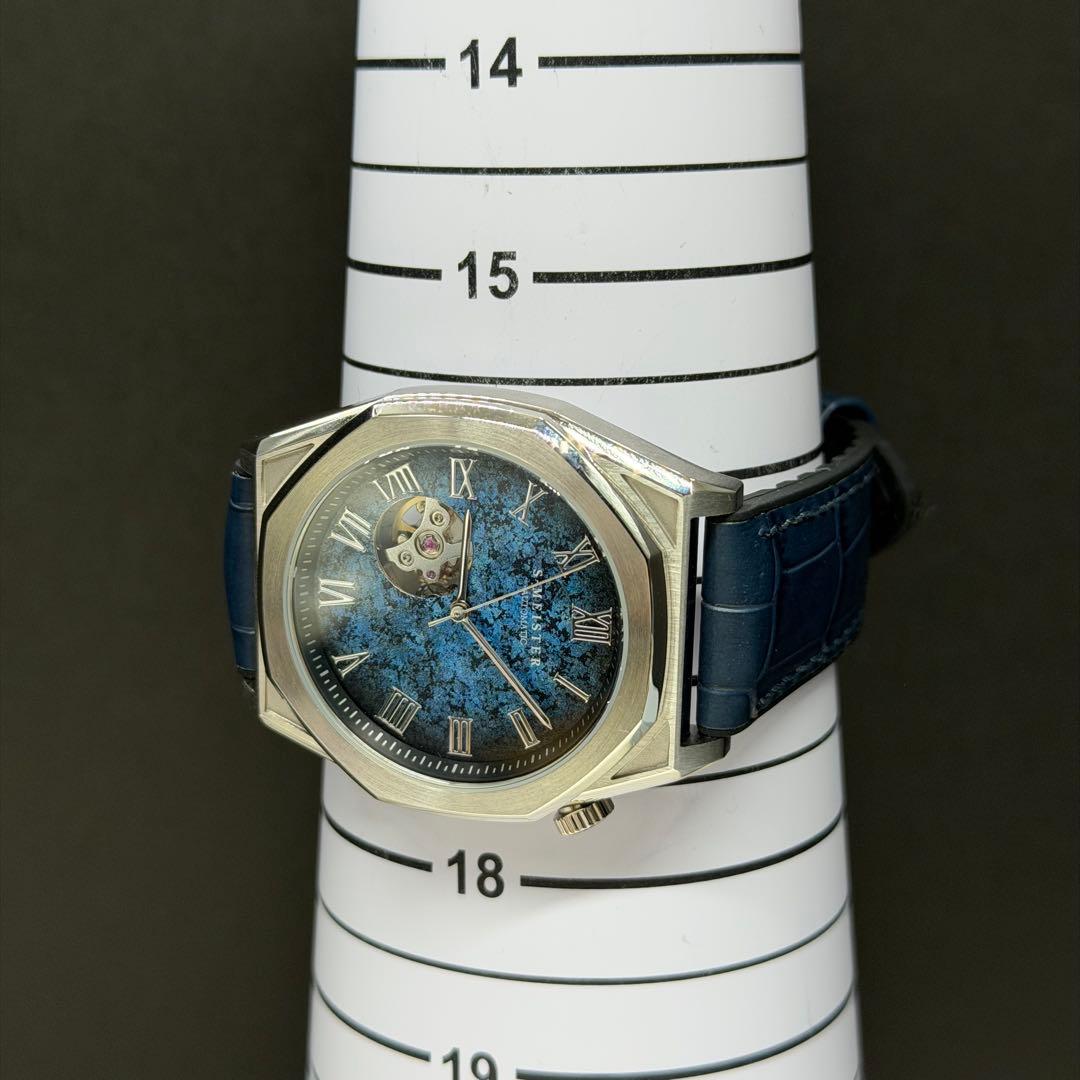 稼働★極美品★S-MEISTER エスマイスター 金沢銀箔時計　メンズ 自動巻き