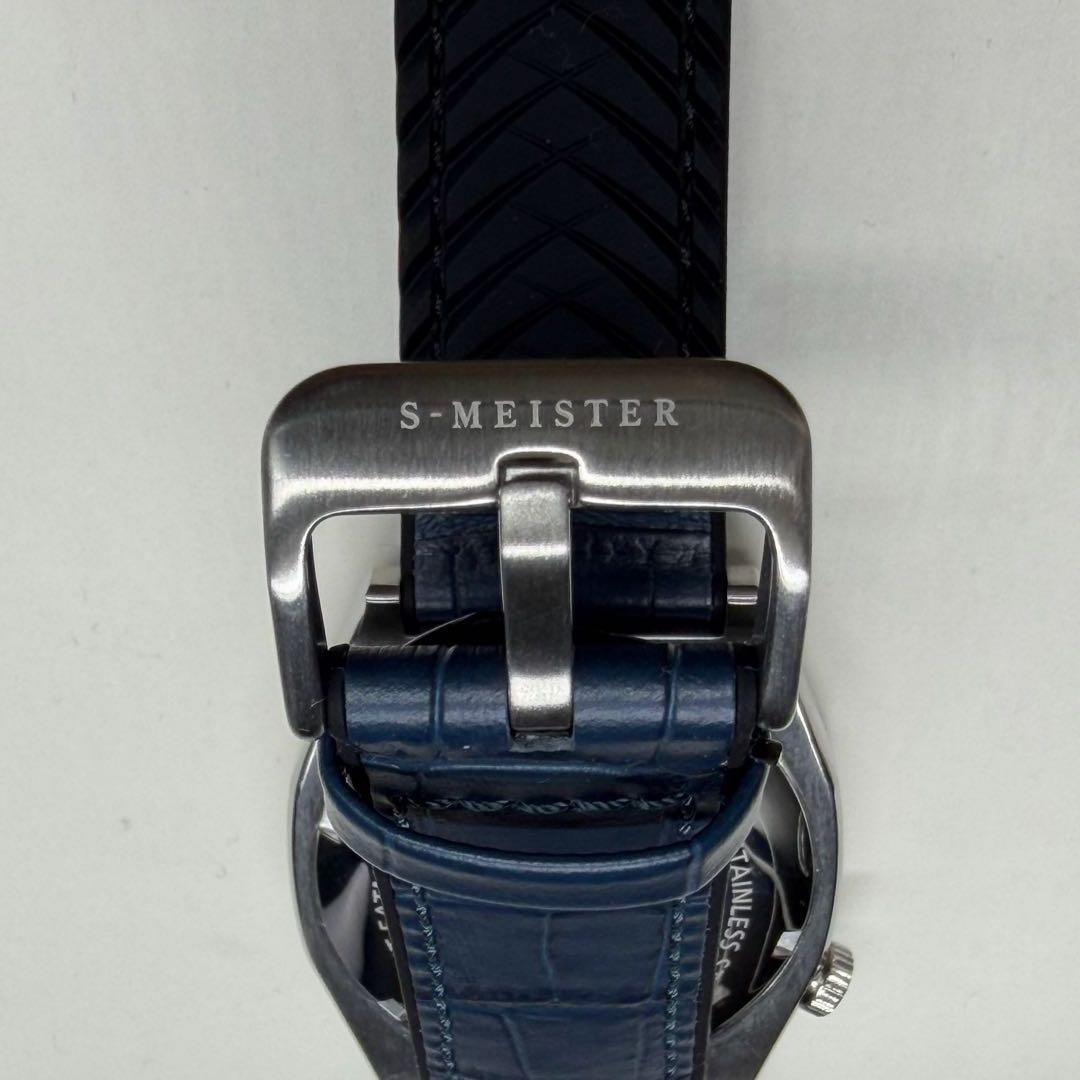 稼働★極美品★S-MEISTER エスマイスター 金沢銀箔時計　メンズ 自動巻き