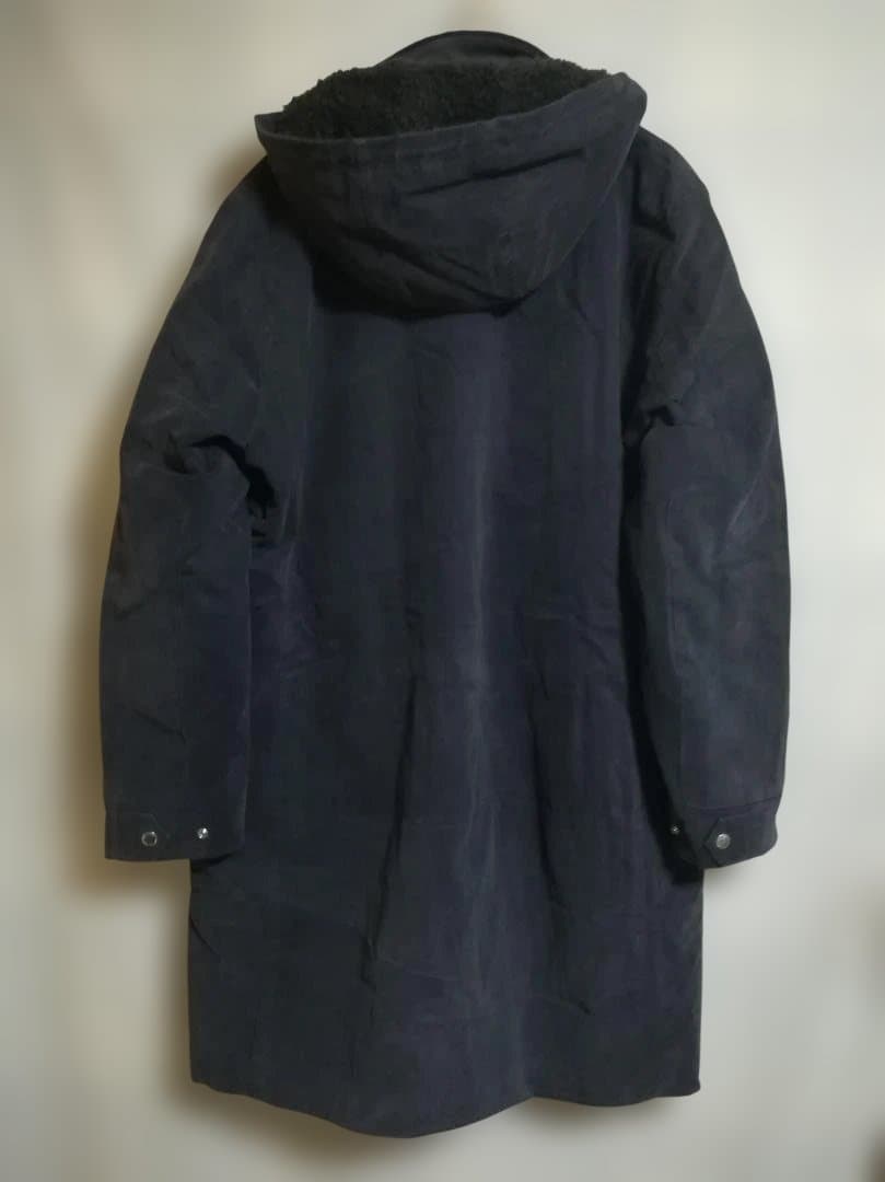 umit benan フーディーパーカコート ボア ネイビー サイズ36