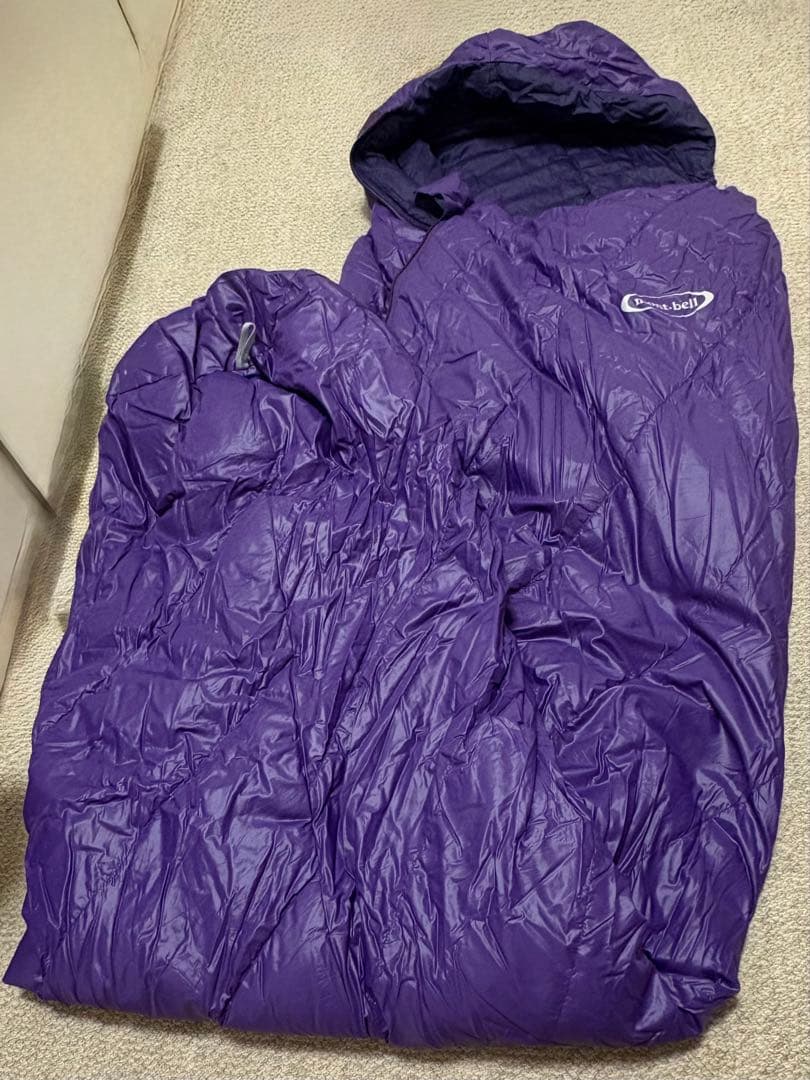 モンベル　超軽量　ダウンシュラフ　ULスパイラル ダウンハガー #7