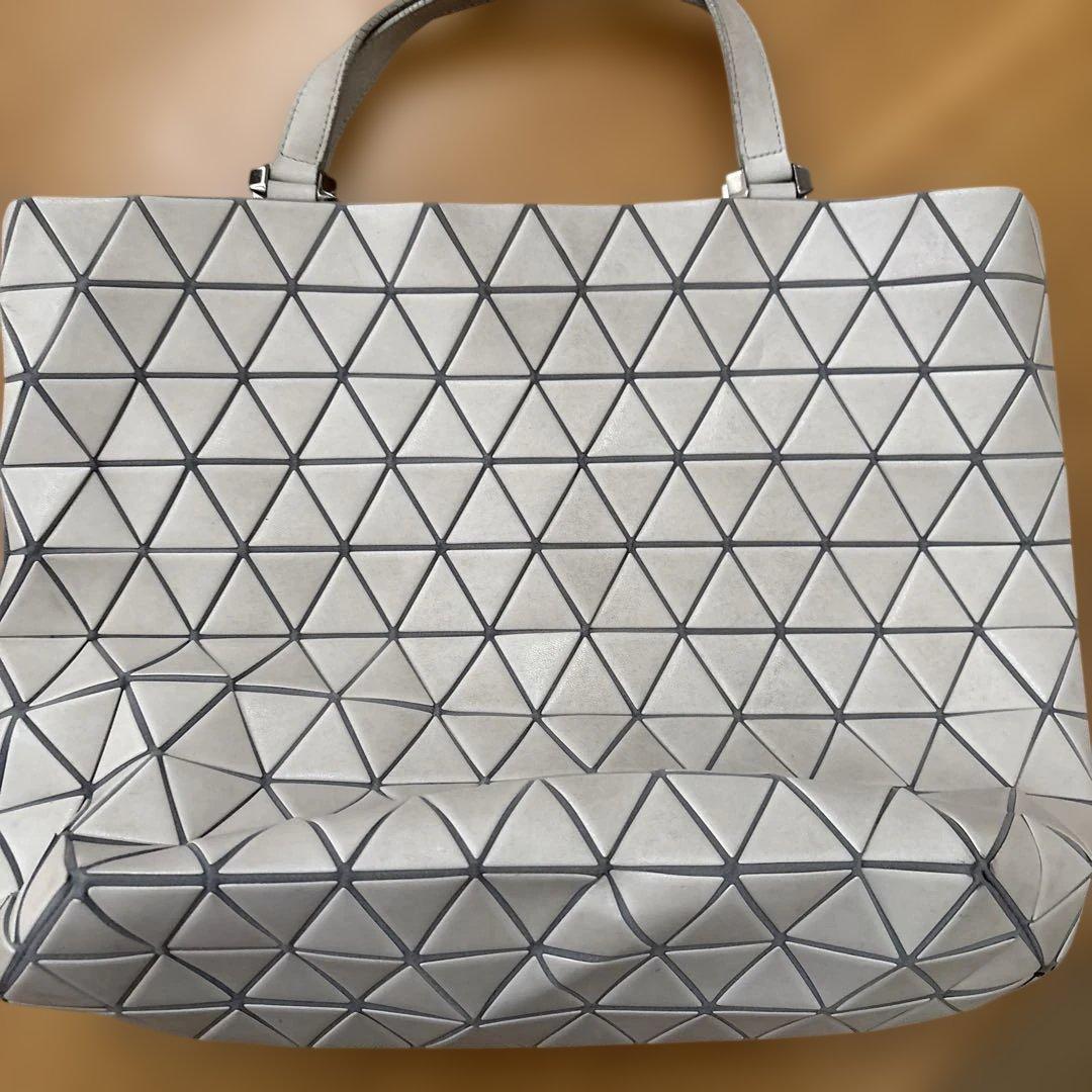 あ*ー様 BAOBAO　ISSEY MIYAKE　グレー　トートバッグ　イッセイ