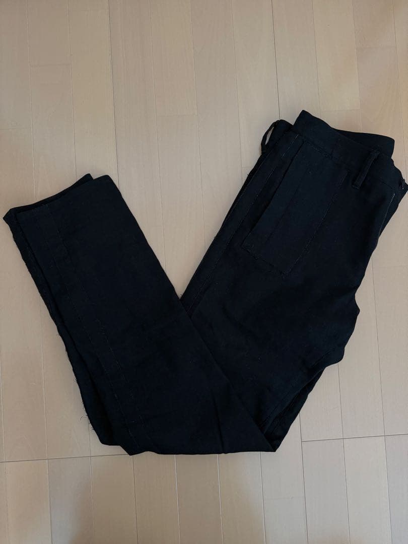 Yohji Yamamoto pour homme ブラックパンツ サイズ4
