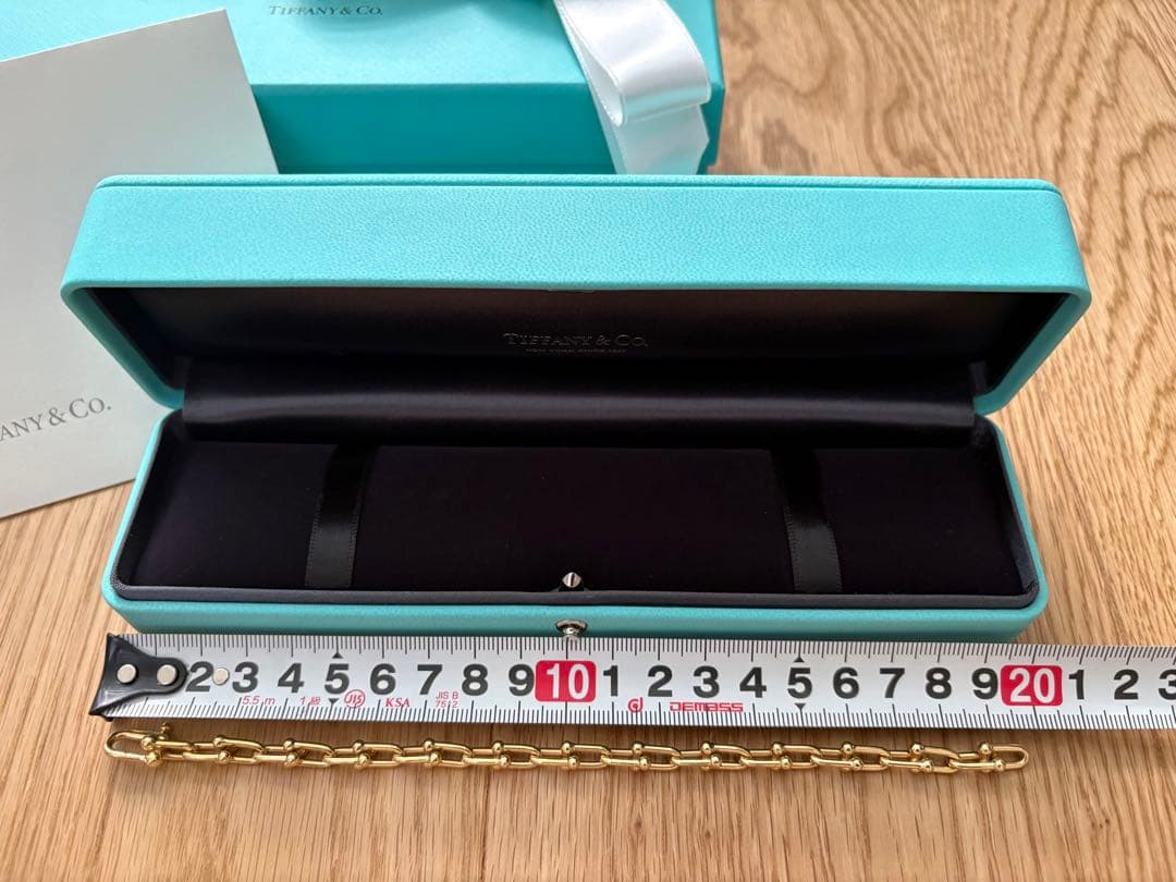 TIFFANY【ユニセックス】ティファニーハードウェアブレスレット 18Y SM