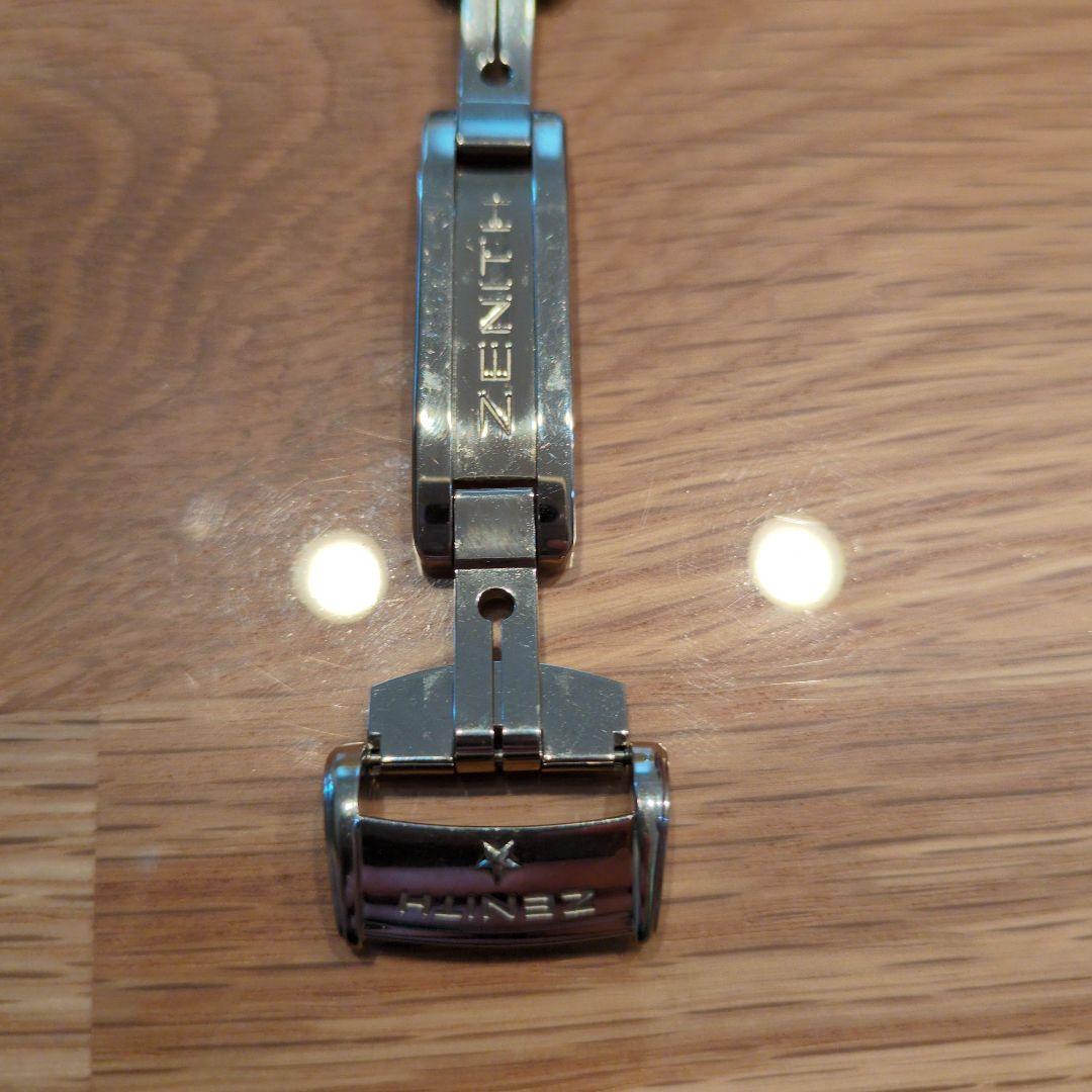 ふ*く様 更に値下げ☆ZENITH 純正Dバックル18mmステンレス＆ベルト21