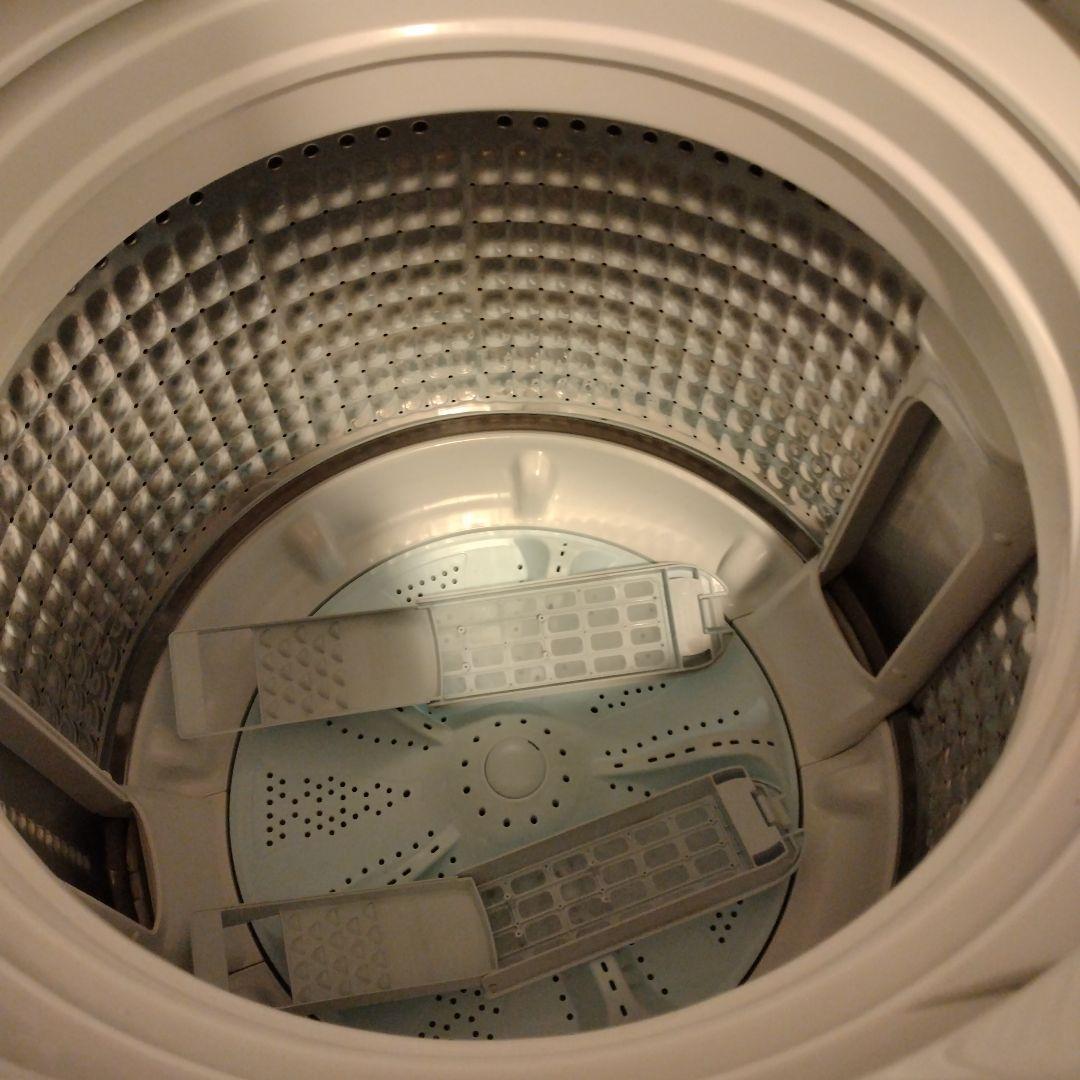 23年製 AQUA 洗濯機7.0kg AQW-S7N ガラストップ簡易分解清掃済