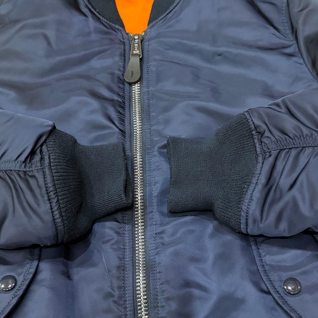 1793　アルファインダストリーズ　MA-1フライトジャケット　XS　ネイビー