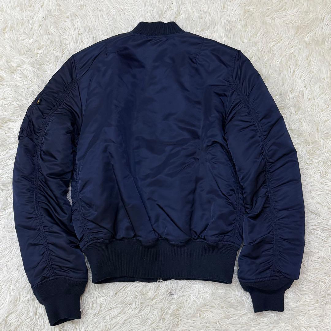 1793　アルファインダストリーズ　MA-1フライトジャケット　XS　ネイビー