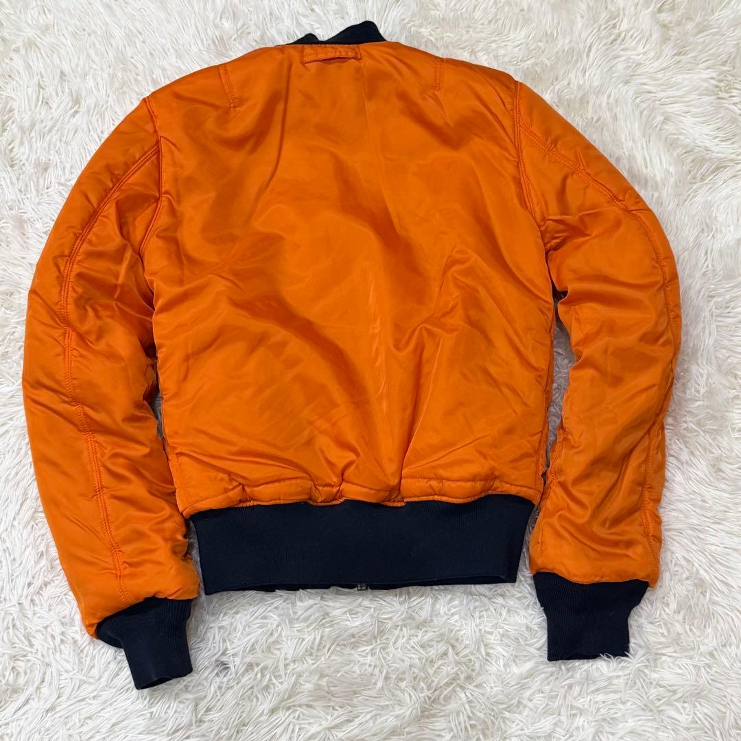 1793　アルファインダストリーズ　MA-1フライトジャケット　XS　ネイビー