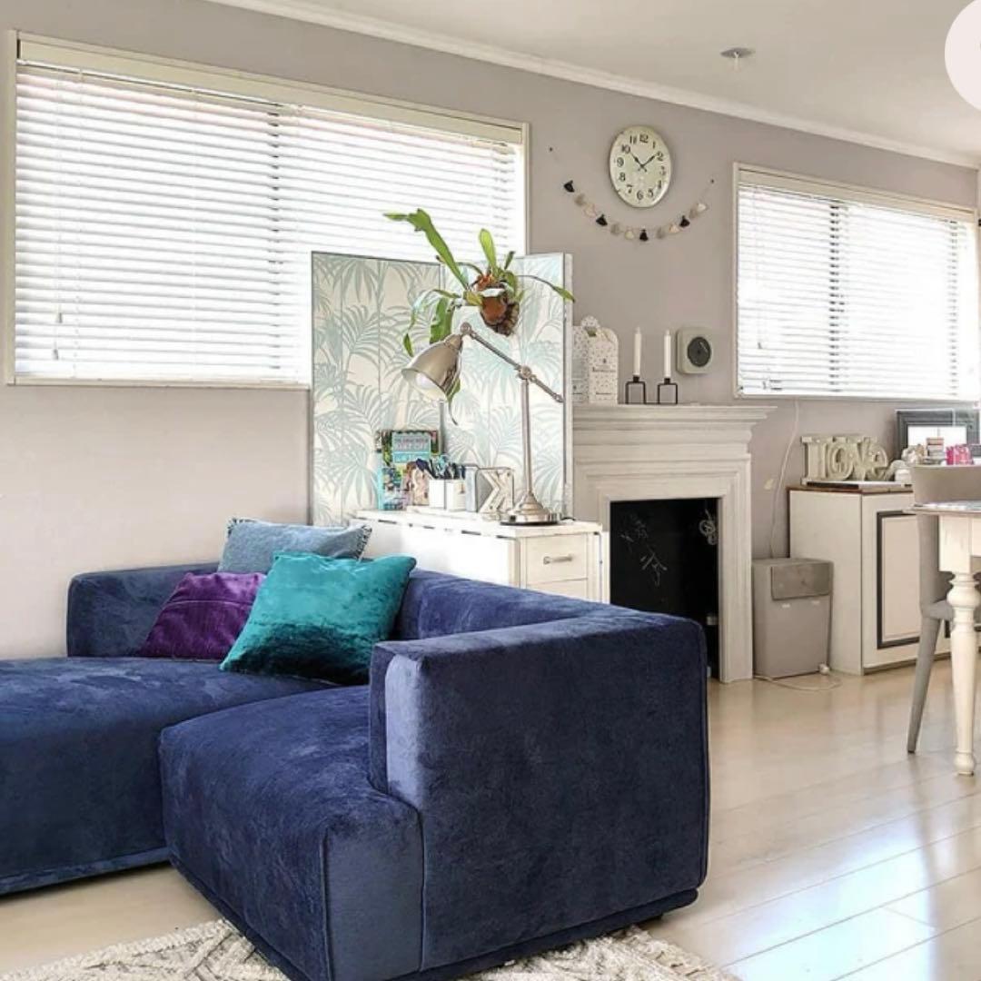 【現在販売終了限定カラー】Francfranc メーネ ソファ 2L ネイビー