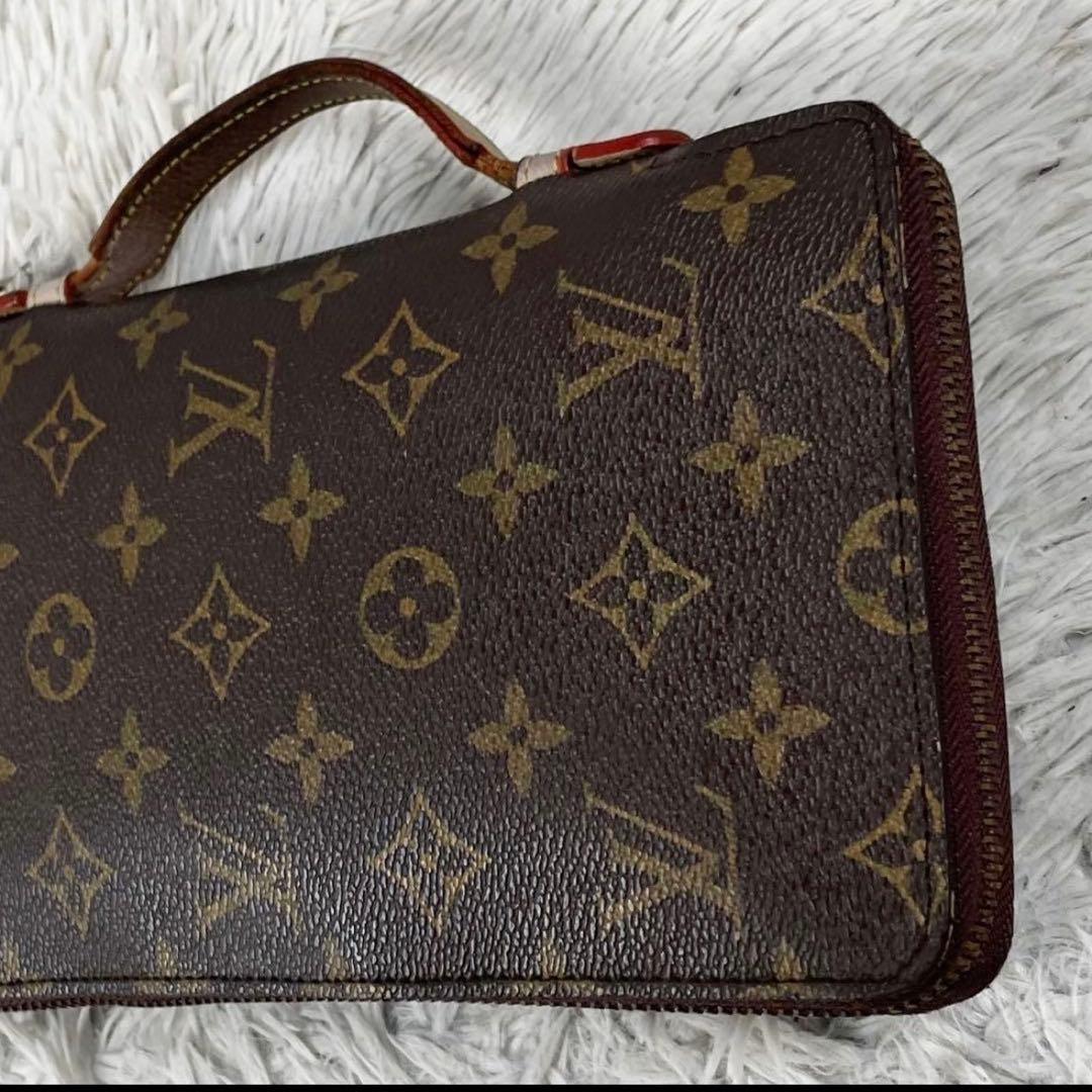 美品 ルイヴィトン オーガナイザー ドゥ ヴォアヤージュ 長財布 クラッチバッグ