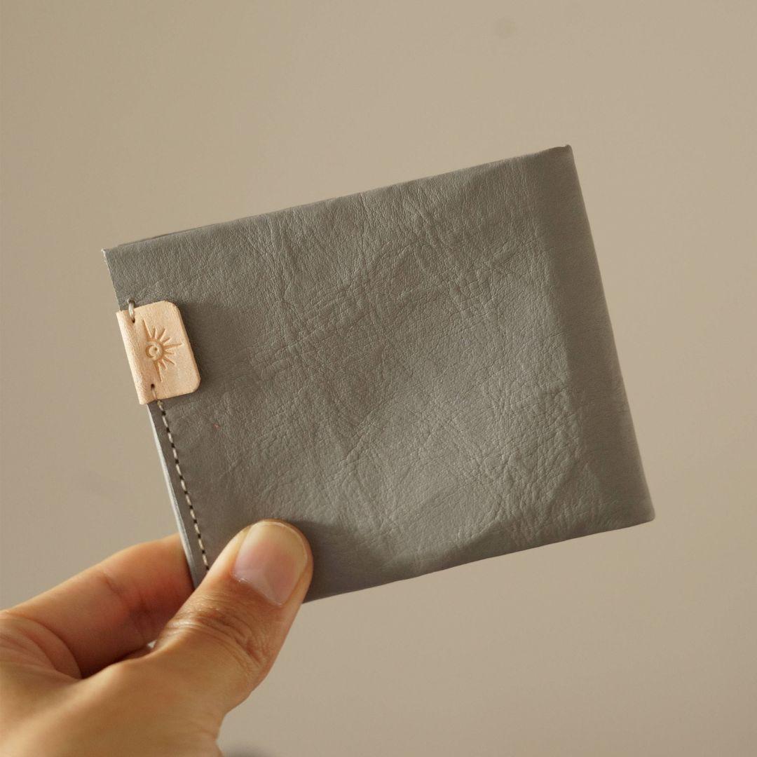 防水撥水コンパクトウォレット ダイニーマレザー