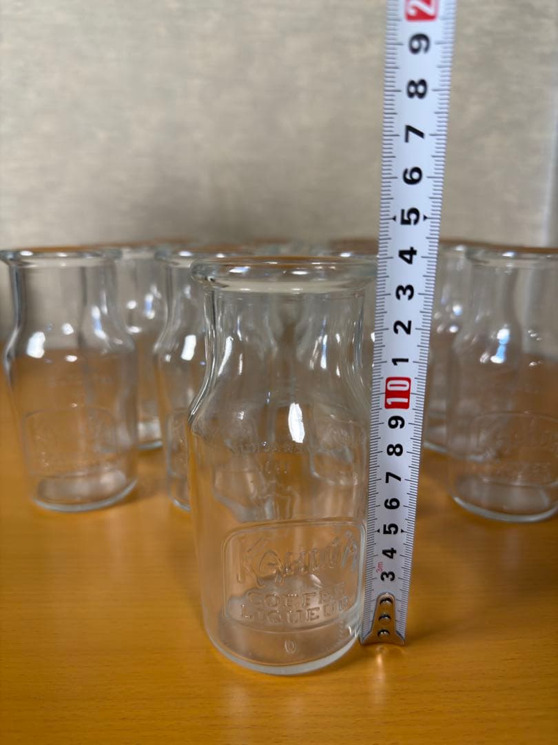 KAHLUA カルーア コーヒー リキュール グラス ミルク瓶 ガラス瓶 18本