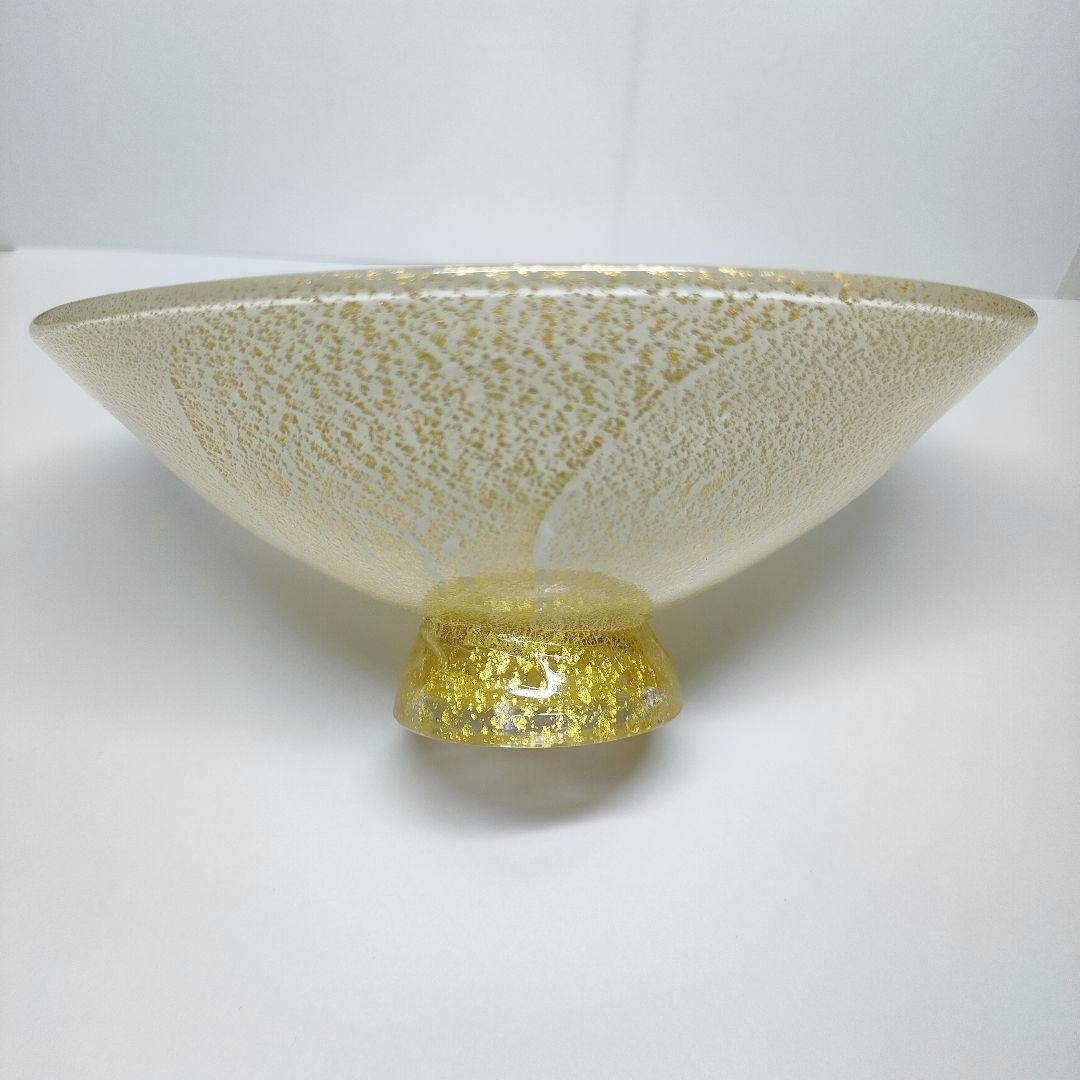 藤田喬平 作 『手吹金彩茶碗』