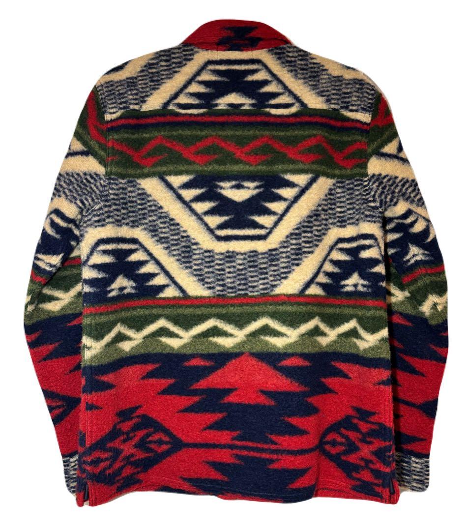 RRLオーバーシャツ ジャガード ネイティブ柄 2022AW Mサイズ 美品