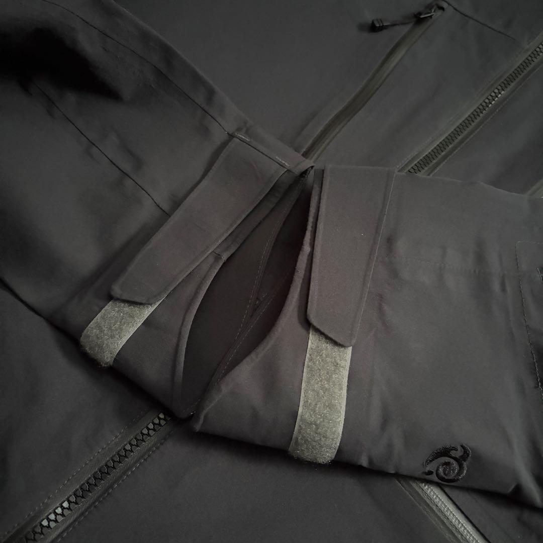 【P.RHYTHM outerwear】スノーボードジャケット/SUMI黒 L