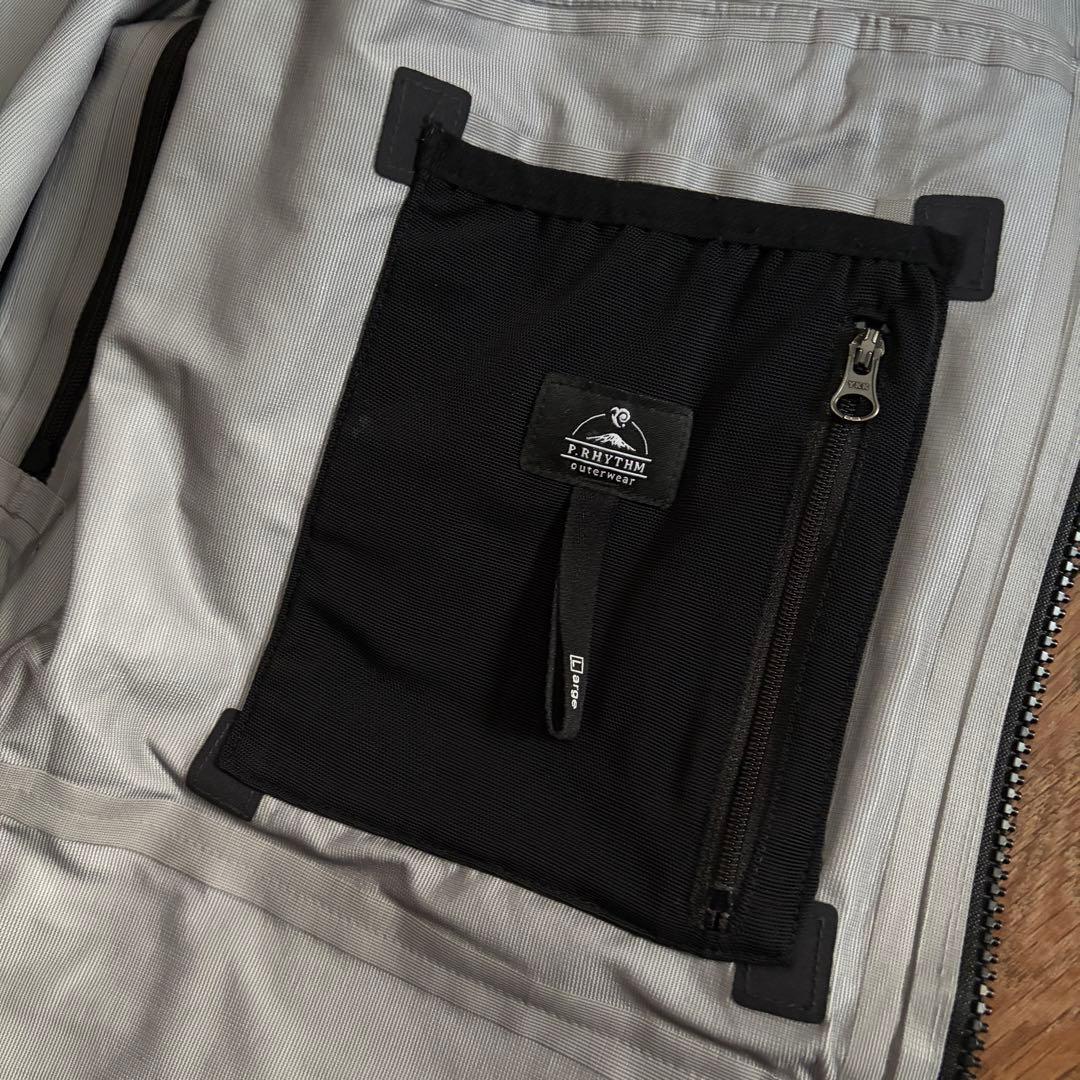 【P.RHYTHM outerwear】スノーボードジャケット/SUMI黒 L