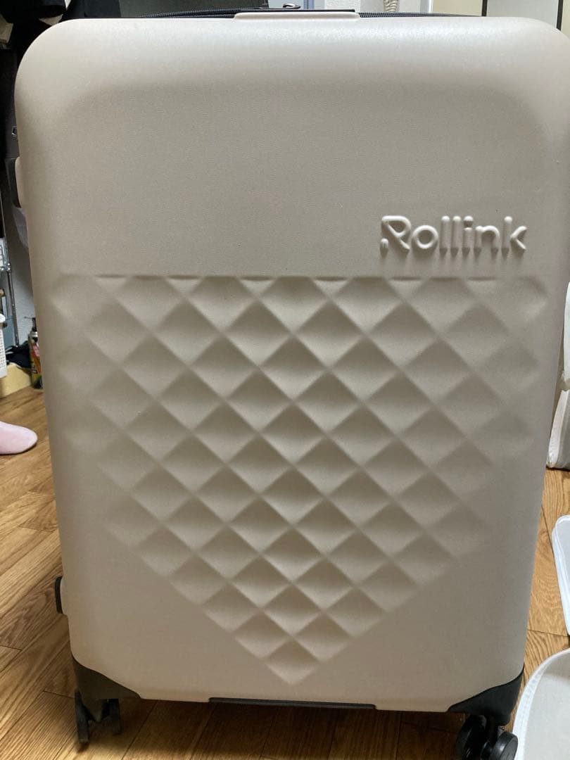 ローリンク スーツケース 100L キャリーケース 折りたたみ ウォームグレー
