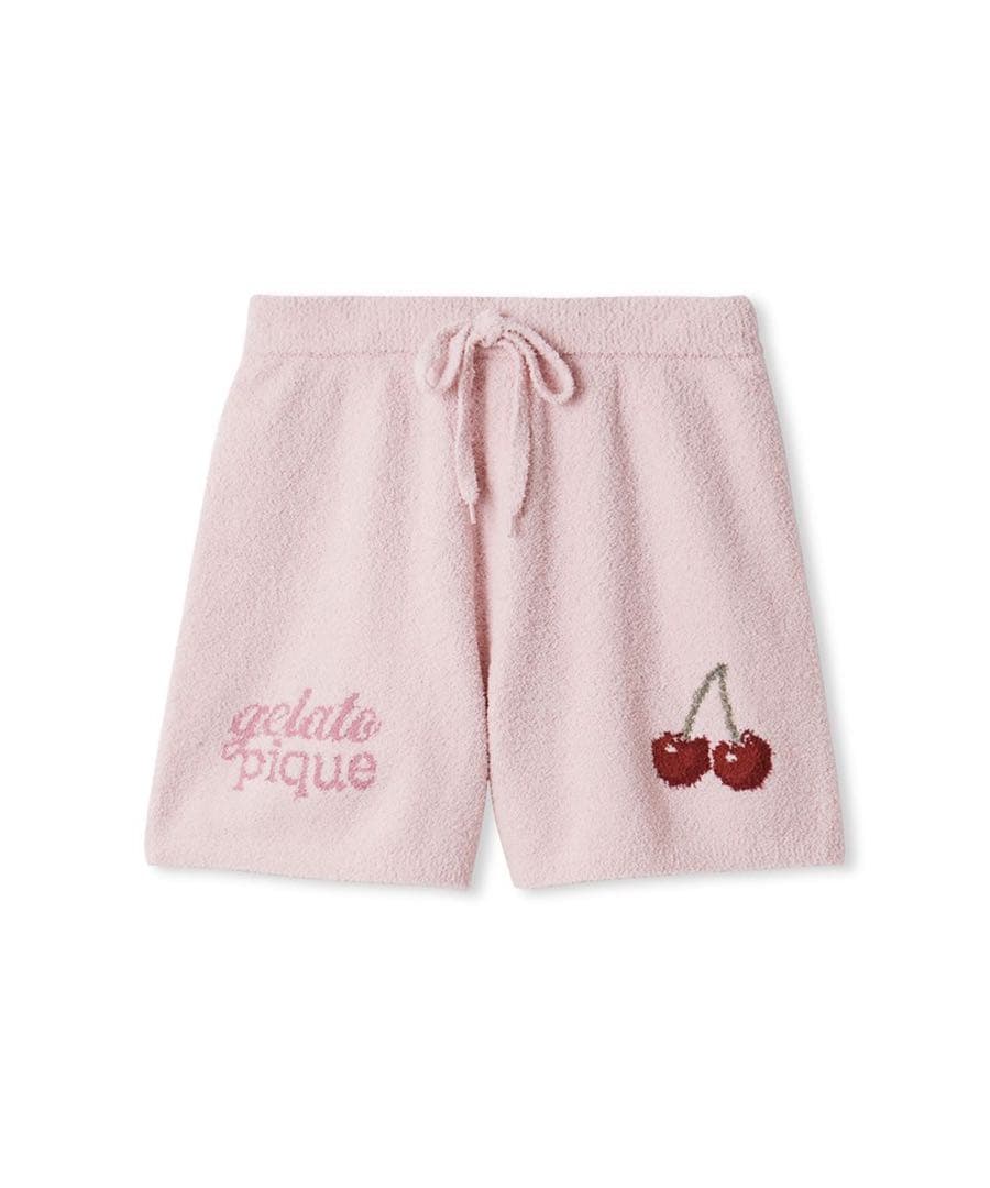 【新品タグ付き】べビモコチェリージャガードプルオーバー&ショートパンツセット