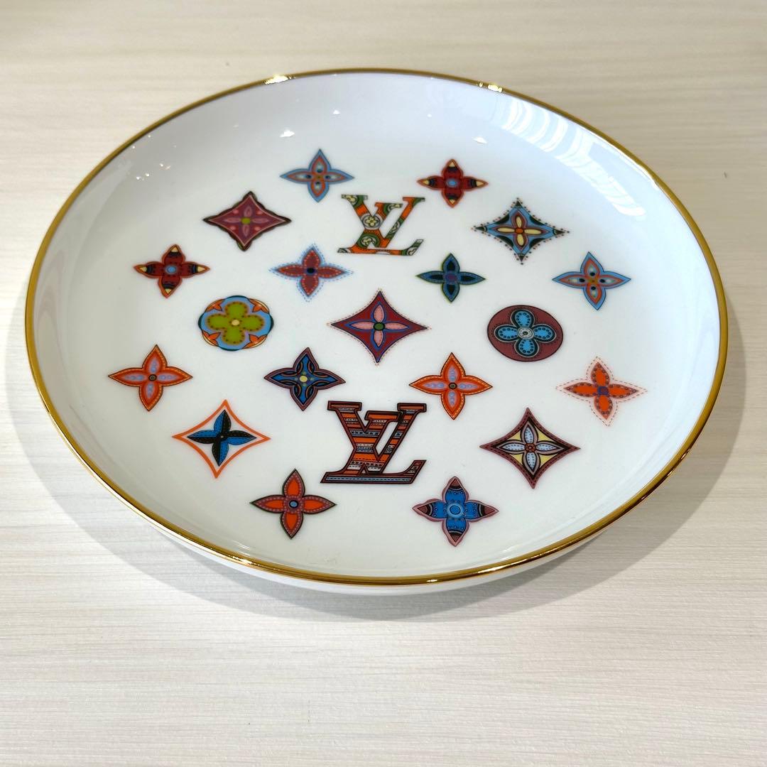 【展示品】ルイ・ヴイトンアシェット4 フラワープレート GI0461