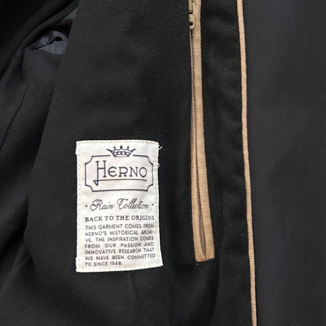 ヘルノ レインコレクション コート ベルト 近年モデル ブラック イタリア製